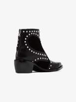 Thumbnail for your product : Alexander McQueen black cowboy 40 studded leather boot
