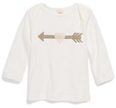 Thumbnail for your product : Oh Baby 'Shot Through the Heart' Long Sleeve Cotton Top (Baby Girls)