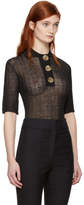 Thumbnail for your product : Ellery Black Sunshine Knit Polo