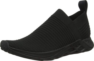 mens black slip on trainers