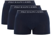 Thumbnail for your product : Polo Ralph Lauren Pack Of Three Logo-jacquard Cotton Boxer Briefs - Navy