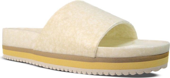 FLEKS East Beach Slide Platform Sandal