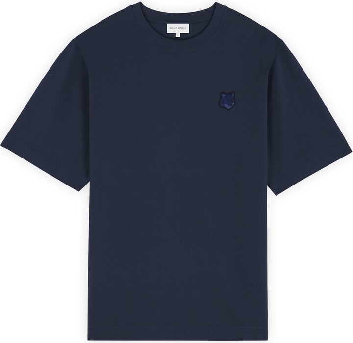 MAISON KITSUNÉ Bold Fox Head Patch Oversize Tee Shirt