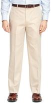 Thumbnail for your product : Brooks Brothers Madison Fit Plain-Front Cotton Dress Trousers