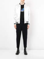 Thumbnail for your product : 3.1 Phillip Lim stripe detail bomber jacket