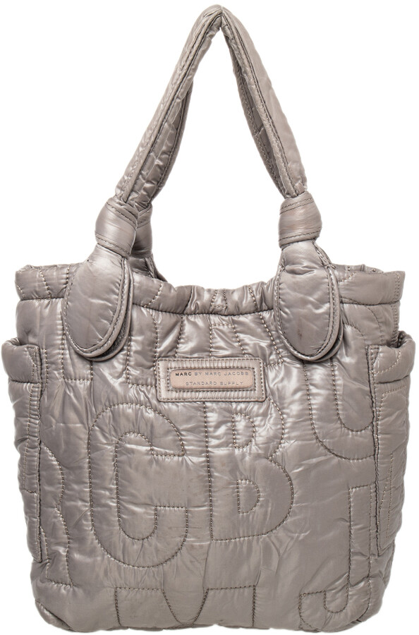 marc jacobs saddle bolsa grey