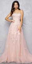 Thumbnail for your product : Mac Duggal Cross Hatch Embroidered Organza Sweetheart A-line Gown