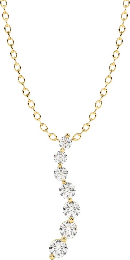 Diamond Select Cuts 14K 0.75 Ct. Tw. Diamond Pendant Necklace