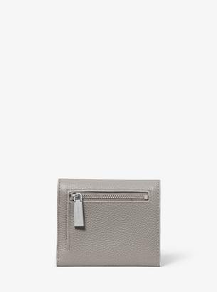 MICHAEL Michael Kors Medium Two-Tone Pebbled Leather Envelope Wallet