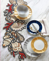 Thumbnail for your product : Neiman Marcus 12-Piece Platinum Brushstroke Dinnerware Set