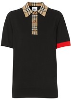 Thumbnail for your product : Burberry Penk Short Sleeve Check Collar Polo