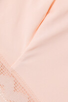 Thumbnail for your product : Eres Alice Lace-trimmed Stretch-jersey Soft-cup Bra - Pink