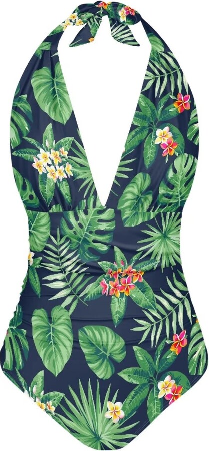 OAMENXI Swimming Costume for Women Plus Size Ladies Swimsuit One