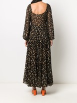 Thumbnail for your product : Rixo Star Print Puff Sleeves Dress