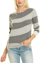 Thumbnail for your product : Kier & J Stripe Cashmere Sweater