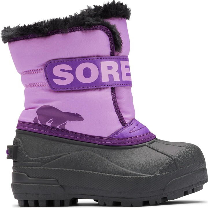 Sorel Children's Snow Commander Boot - Chrome Grey