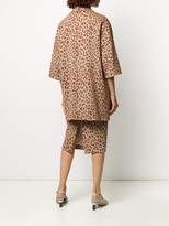 Thumbnail for your product : Semi-Couture Oversized Leopard Print Coat