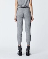 Thumbnail for your product : The Kooples Flecked grey joggers with logo side trim
