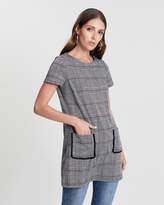 Thumbnail for your product : Dorothy Perkins Mono Check Tunic
