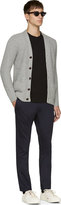 Thumbnail for your product : Levi's Vintage Clothing Grey Ribbed Knit Cardigan