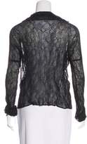 Thumbnail for your product : Issey Miyake Fete Embroidered Plissé Top