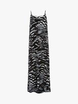Thumbnail for your product : Mint Velvet Nancy Maxi Animal Print Dress, Black/White