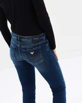 Thumbnail for your product : Armani Jeans Orchid Tasche Skinny Jeans