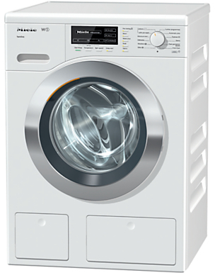 Miele WKG 120 Washing Machine, 8kg Load, A+++ Energy Rating, 1600rpm Spin, ChromeEdition