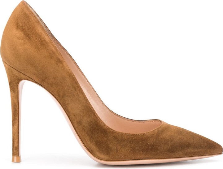 Brown Closed Toe Heels | ShopStyle