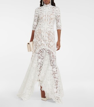 COSTARELLOS コスタレロス ワンピース Floral lace 955175 Rivva Floral-Cut Lace Dress