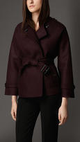 Thumbnail for your product : Burberry Boiled Wool Kimono Coat