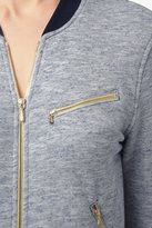 Thumbnail for your product : 7 For All Mankind Terry Bomber Jacket In Indigo Marl