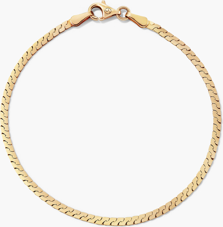 Mejuri Serpentine Chain Bracelet