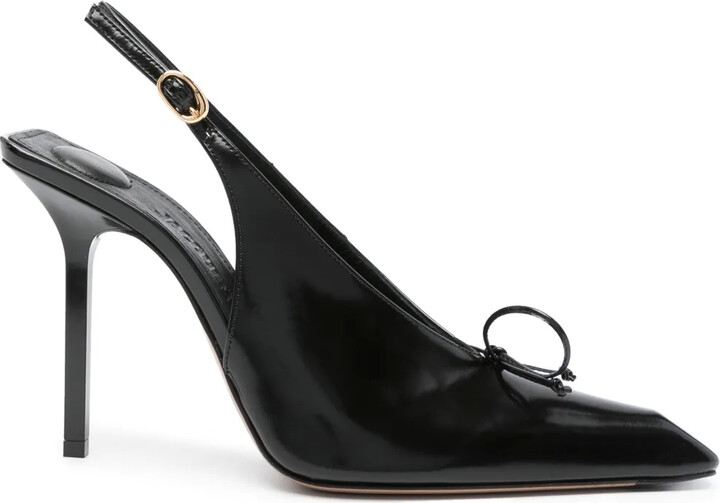 Jacquemus 100mm Cubisto leather pumps