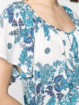 Thumbnail for your product : MC2 Saint Barth Printed Round-Neck Dress