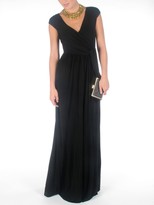 Thumbnail for your product : Issa Black V Back Gown