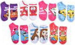 Disney Decades 90’s Women’s No Show Gift Box Sock Set, 7 Pack, Size 9-11
