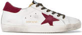 Thumbnail for your product : Golden Goose Deluxe Brand 31853 White Burgundy Superstar leather sneakers
