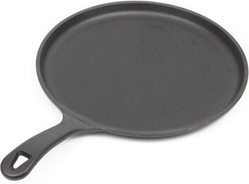 CommercialChef CHCI Series Commercial CHEF 10.5 Inch Preseasoned Cast Iron Round Griddle Pan