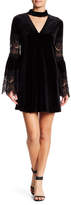 Thumbnail for your product : Do & Be Do + Be Velvet & Lace Bell Sleeve Dress