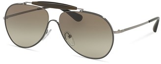 Prada PR 56SS Pilot Sunglasses, 59mm