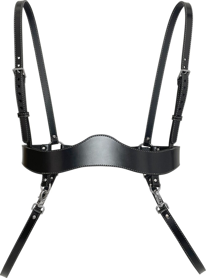 Haute Cuir Black Loela Underbust Leather Harness
