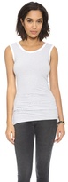 Thumbnail for your product : James Perse Tucked Stripe Ballet Top