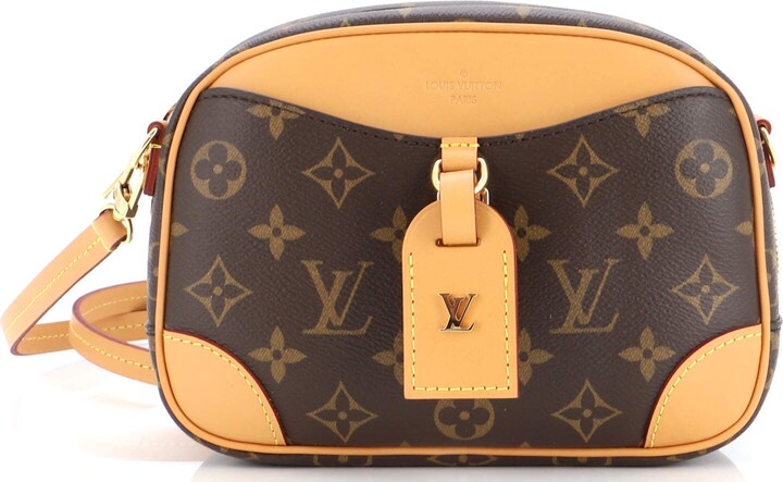 LOUIS VUITTON Louis Vuitton Monogram Deauville MINI Brown M45528 Women's  Canvas Shoulder Bag