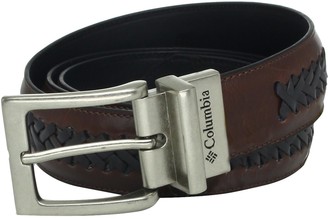 columbia men's casual leather belt
