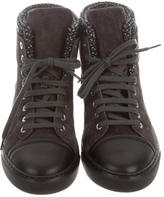 Thumbnail for your product : Chanel CC High-Top Sneakers