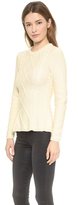 Thumbnail for your product : Torn By Ronny Kobo Layla Cable Knit Sweater
