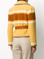 Thumbnail for your product : Philosophy di Lorenzo Serafini Striped Tie-Waist Jacket