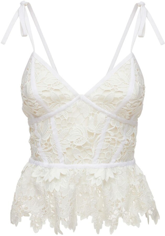 Lace Bustier Top | Shop The Largest Collection | ShopStyle