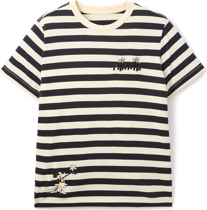 Minnie Mouse Striped T-Shirt for Women Official